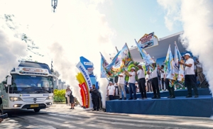 Pertamina Patra Niaga Berangkatkan Mitra Ojol Mudik Gratis Bareng MyPertamina