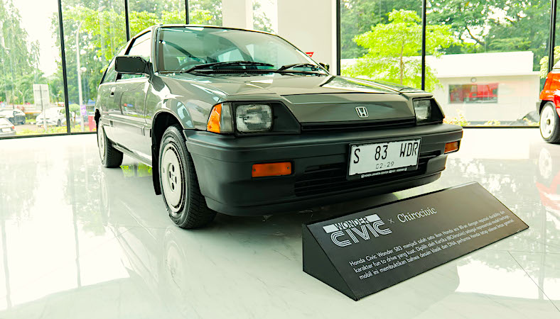 Car Display Honda Media Award 2026, Dari City Cabriolet 1985 hingga Civic SB3 Ikonik