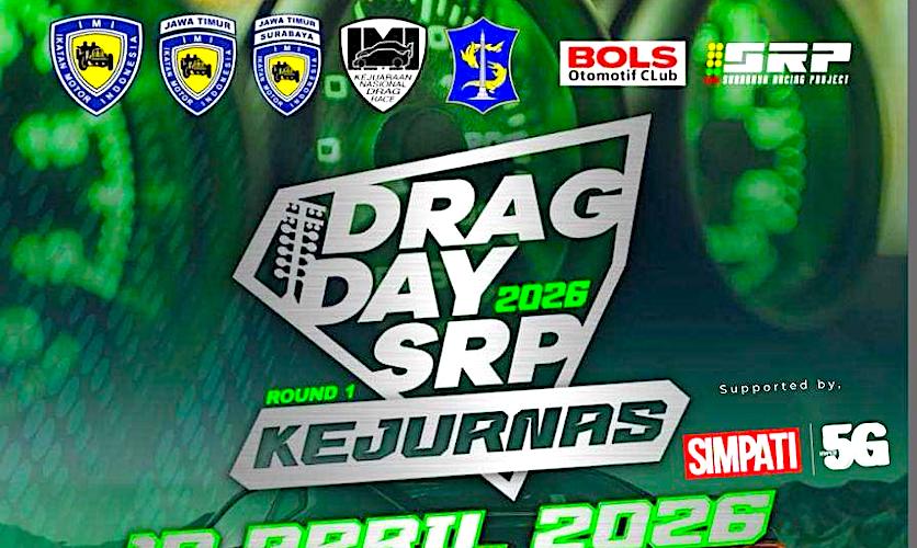Kejurnas Drag Race 2026 Surabaya Dibuka, Didukung SIMPATI Hyper 5G Telkomsel